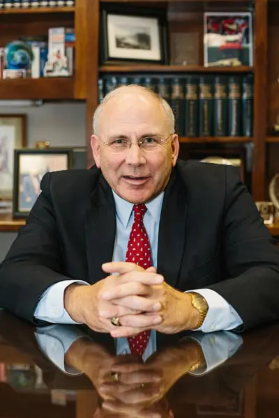 Hayes & Hayes Attorneys at Law | Rock Hill, SC | Attorney Wes Hayes sitting at his desk